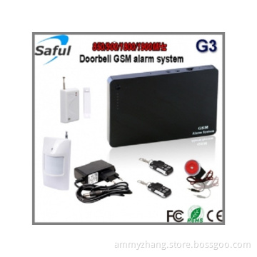 gsm security alarm system Saful G3 doorbell Intelligent home security